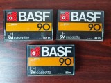 Lot 3 casete audio BASF LH 90 &ndash; anii &rsquo;80
