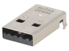 Mufa USB A tata PCB SMT 4 pini 2.0 foto