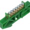 Conector regletă de conexiuni 7 borne verde
