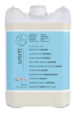Detergent Ecologic Lichid Pt. Rufe Albe Si Colorate Neutru 10l, Sonett foto