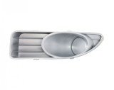 Grila bara fata Fiat Linea (323), 06.2007-05.2013, Stanga, 735460619, 302527-7 cu locas pentru proiectoare, gri