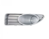 Grila bara fata Fiat Linea (323), 06.2007-05.2013, Stanga, 735460619, 302527-7 cu locas pentru proiectoare, gri, Rapid