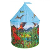 Cort pentru camera copiilor, Dinozauri, 105x105x125cm, Multicolor
