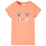 Tricou pentru copii, piersică, 128