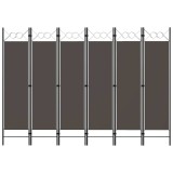 Cumpara ieftin Paravan de camera cu 6 panouri, antracit, 240 x 180 cm