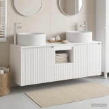 Cumpara ieftin Set dulap baie 3 buc. Alb foarte lucios 129 x 44,5 x 80 cm
