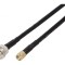 Cablu Coaxial 50&Omega; 1m N Mamă la RP-SMA Tată Negru