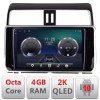 Navigatie Toyota Prado J150 2018- C-1065 Android Octa Core Ecran 2K QLED GPS 4G 4+32GB 360 KIT-1065+EDT-E410-2K CarStore Technology