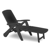 Sezlong de Plaja sau Gradina, reglabil, dimensiune 190 x 60 x 72 cm, material