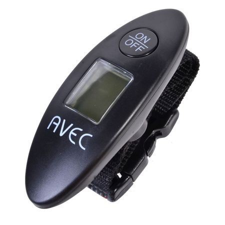 Cantar digital pentru bagaje Avec, 19 kg, Negru Cantar digital pentru bagaje Avec, 19 kg, Negru
