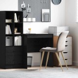 VidaXL Birou de scris Stejar negru Lemn prelucrat 70 x 50 x 76 cm