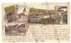 4443 - BRASOV, Litho, Romania - old postcard - used - 1897, Circulata, Printata