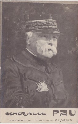 CP Generalul Pau Comandantul frontului din Alsacia Foto Splendid N. Buzdugan foto
