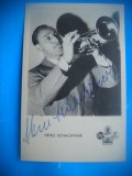 HOPCT 1489 HEINZ SCHACHTNER -GERMANIA -ACTORI/ARTISTI-AUTOGRAF-CIRCULATA