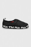 Fila papuci de casa culoarea negru