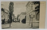 BUCURESTI , ALEEA CARMEN SYLVA , CARTE POSTALA ILUSTRATA , 1917
