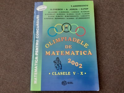 TITU ANDREESCU Olimpiadele de matematica 2002 CLASELE V-X foto