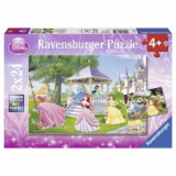 Puzzle printesele incantatoare 2x24 piese, Ravensburger