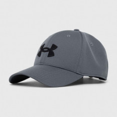 Under Armour sapca Blitzing culoarea gri, cu imprimeu