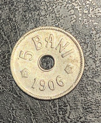 Moneda 5 bani 1906J foto