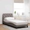 vidaXL Cadru de pat fără saltea Taupe 90x200 cm țesătură 3310577
