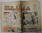 GLUMA , REVISTA ILUSTRATA DE HUMOR , ANUL III , NR. 115 , 13 SEPT. , 1942