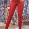 B895-3 Colanti tip blugi cu talie inalta din denim elastic