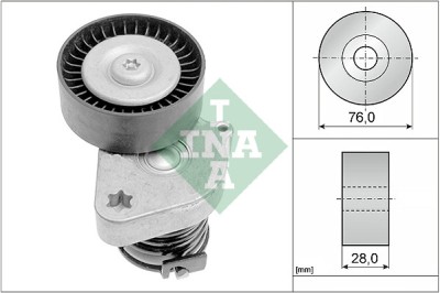 INA 534 0081 30 Intinzator curea, curea distributie foto