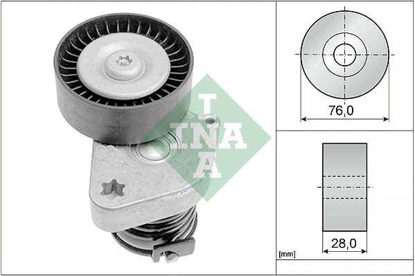 INA 534 0081 30 Intinzator curea, curea distributie