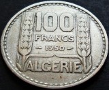 Moneda exotica 100 FRANCI - ALGERIA, anul 1950 * cod 3235 A - COLONIE FRANCEZA!