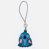 Charm pentru telefon cu figurina Stitch, 4 cm, Albastru, CMCLASS
