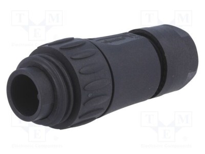 Conector circular Amphenol mufă pe cablu PIN 7 tată fără contacte foto