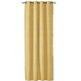 Draperie Elfie Opac cu inele Jemidi, 140 x 245 cm, Galben, Poliester, 55279.06.01