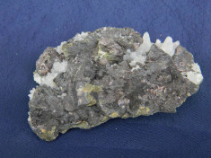 Specimen minerale - PIRITA, CALCOPIRITA SI CUART (AT2) foto