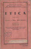 Traian Braileanu - Manual Etica clasa a VIII-a secundara (editia a II-a), 1936, Alta editura, Clasa 8