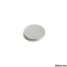 Magnet neodim 30x4 mm, disc, N35