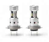 Cumpara ieftin Set 2 becuri Auto LED H7-1860, 15 LED, 12V, 100W, 6000K, lumina alba rece, 8000Lm, BZRSH, IPF