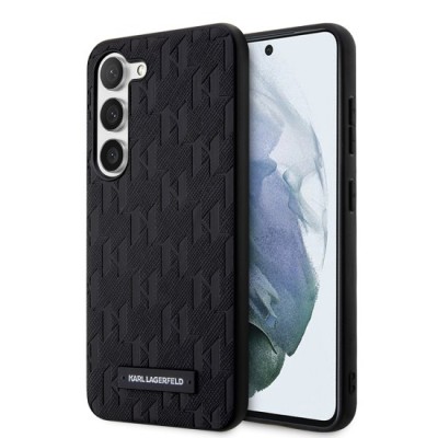 Husa pentru Samsung Galaxy S23 - Karl Lagerfeld Saffiano (KLHCS23SSAKLHPK) - Mono Metal Logo foto