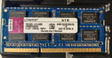 Cumpara ieftin Memorie Laptop Kingston 2GB DDR3 10600S 1333Mhz KVR1333D3S9, 2 GB, 1333 mhz