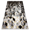 Modern covor 3D GLOSS 409A 82 Cub stilat, glamour, art deco negru / aur / gri, 240x330 cm, Dreptunghi, Polipropilena
