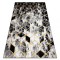 Modern covor 3D GLOSS 409A 82 Cub stilat, glamour, art deco negru / aur / gri, 240x330 cm