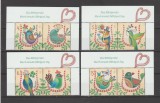 ROMANIA 2024 ZIUA MARTISORULUI Serie 4 val.cu vinieta LP.2456 MNH**, Nestampilat