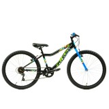 Cumpara ieftin Bicicleta Copii DHS Plasma - 24 Inch, Negru-Albastru Ultimate FactoryBikes