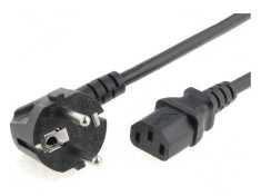 Cablu Alimentare 3x1mm2 Stecar Unghi IEC C13 PVC foto
