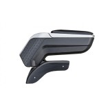 Cotiera ArmCik S4 pentru Ford Focus 2 , Focus 2 facelift 2004-2010, rabatabila cu capac culisabil, Gri, Rapid