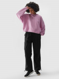 Pantaloni casual baggy parachute pentru femei - negri, 4F Sportswear