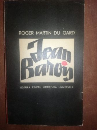 Jean Barois- Roger Martin du Gard