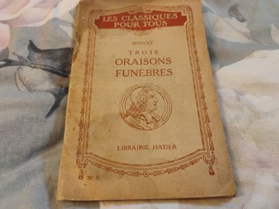 Oraisons funebres foto