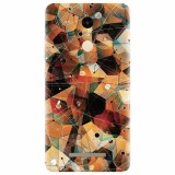Husa silicon pentru Xiaomi Remdi Note 3, Abstract Triangles Connected Lines