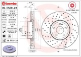 BREMBO 09.D529.23 PRIME LINE - Co-Cast Disc frana